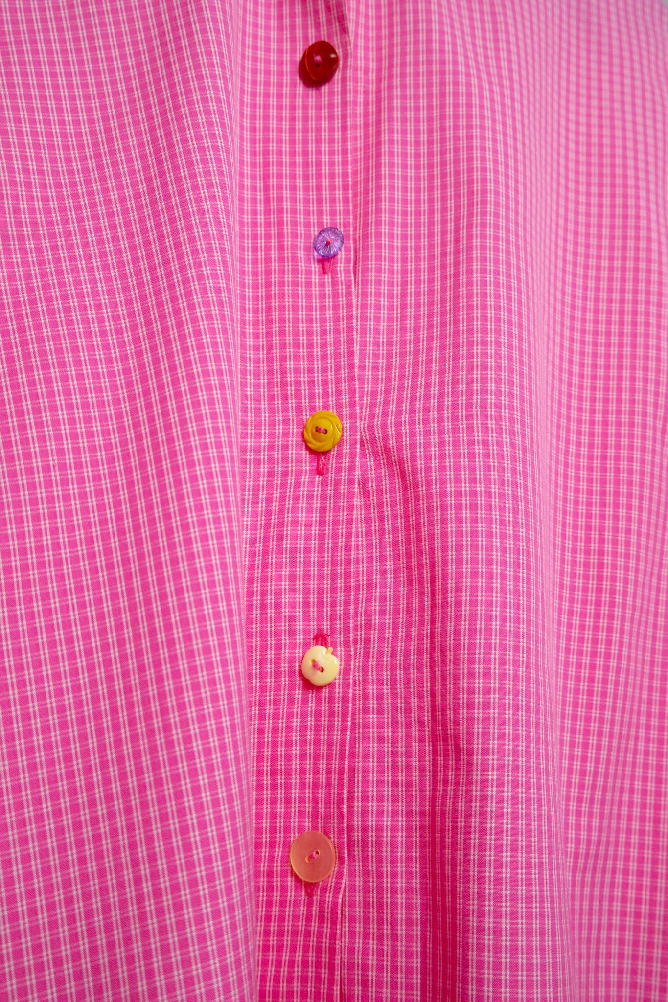 Puffy Sleeve Shirt in Fuchsia