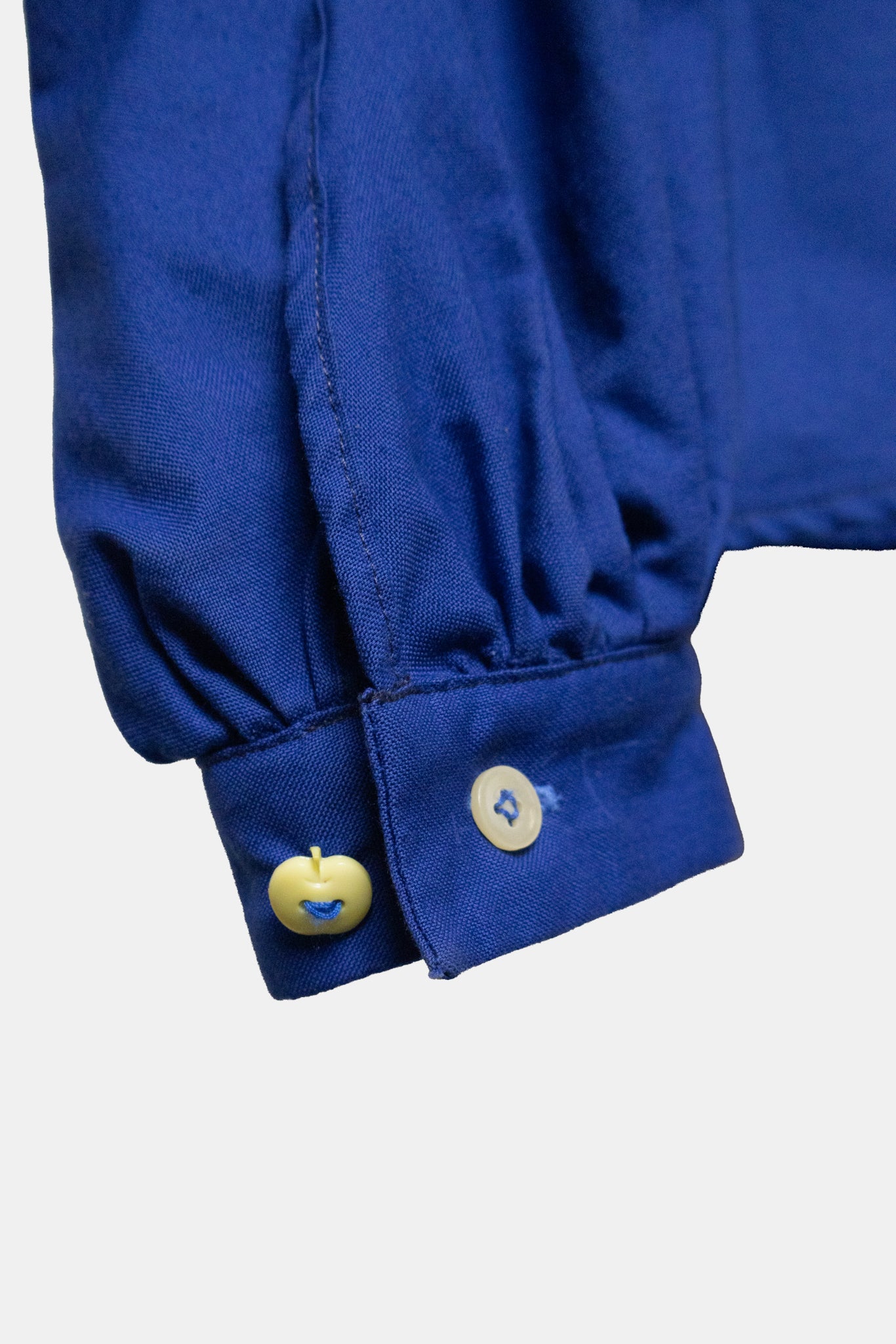 Puffy Sleeve Shirt in Electric Blue