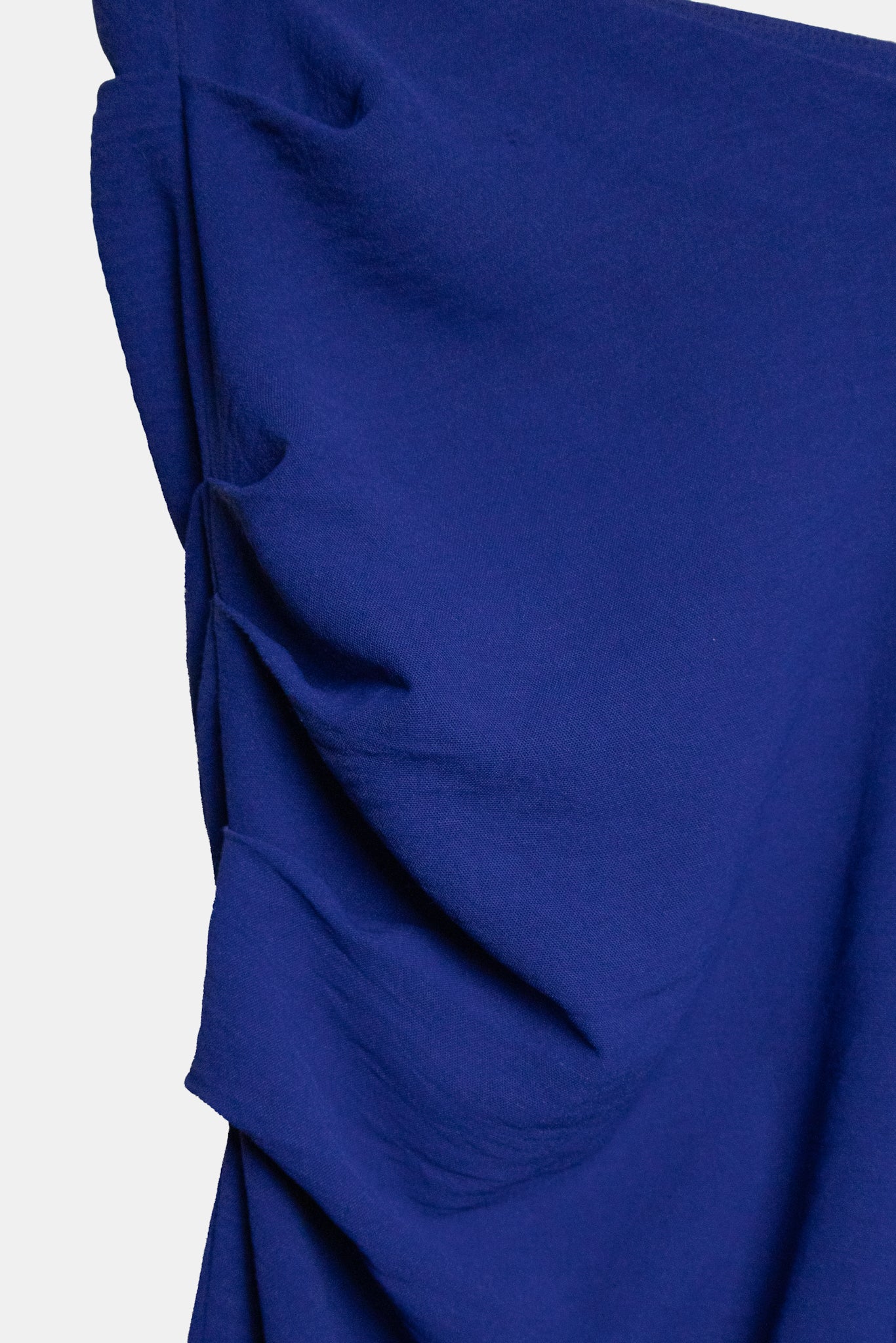 Drapé Skirt in Electric Blue